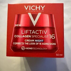 BNIB Vichy LiftActiv Collagen Specialist 16 Night Cream EXP 05-2028